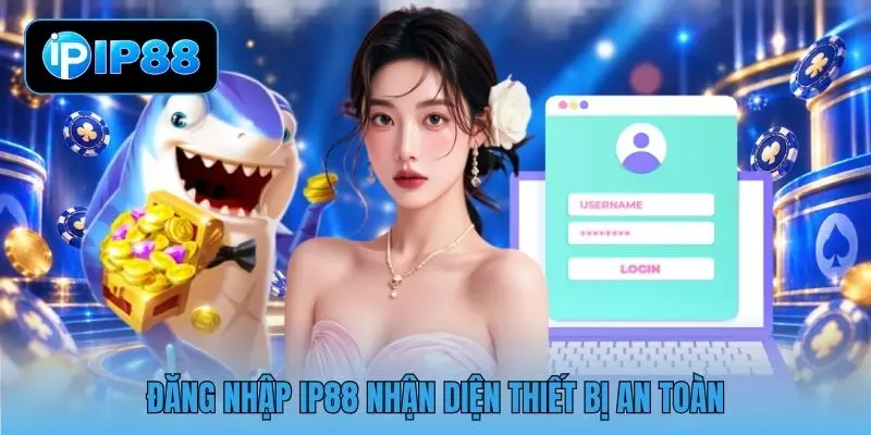Đăng nhập IP88 nhận diện thiết bị an toàn